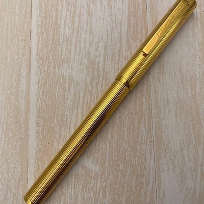 ダンヒル 14K 万年筆 ペン先 14金 ゴールド dunhill 585 Super rare] Dunhill K14 585 fountain pen gold nib writing