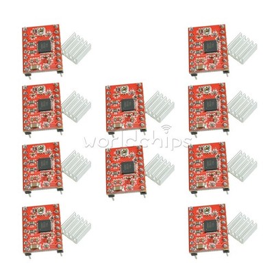 10PCS A4988 Stepper Motor Driver Module StepStick For Reprap 3D Printer New *pz