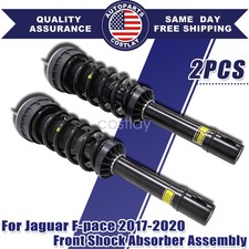 Front Shock Absorber Assembly w/Electric Sensor For 17-20 Jaguar F-pace 2PCS US