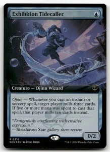 Exhibition Tidecaller (Extended Art) Foil - Secrets of Strixhaven