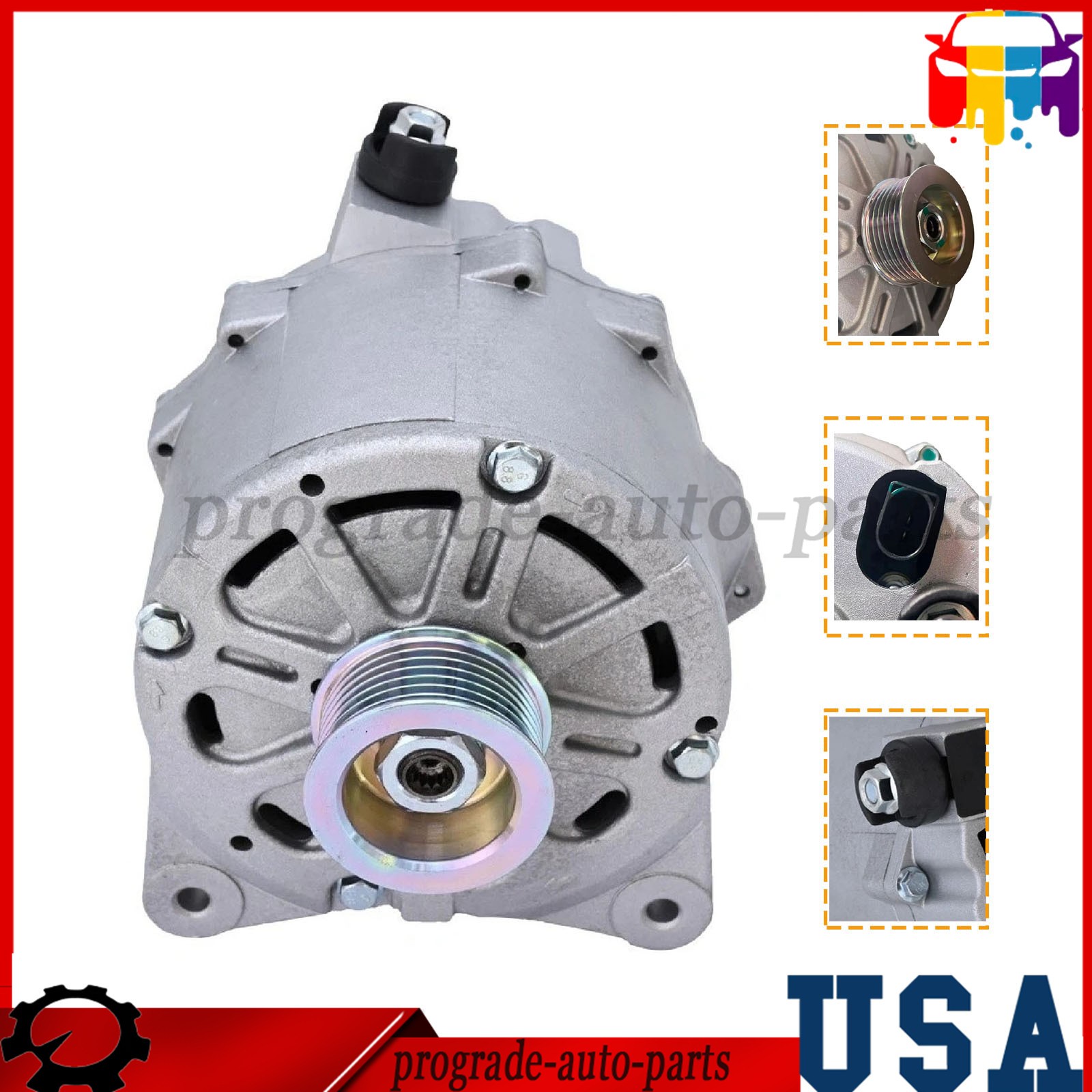 New Engine Alternator Generator For Bentley Continental GTC 03-18 07C903021J