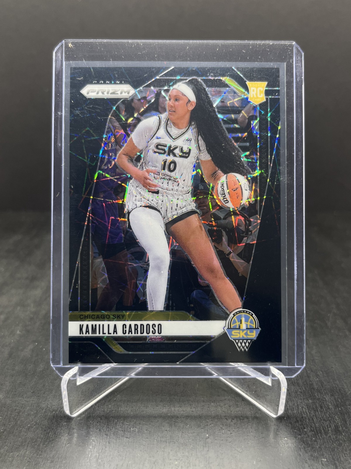 2024 Panini Prizm WNBA Kamilla Cardoso RC Rookie Black Velocity 31/39 #93