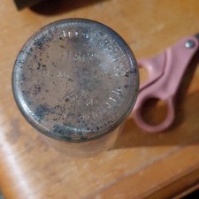 Collectible Modern Clear Glass Bottle with Embossed Base