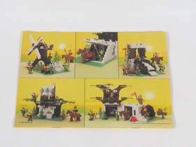 Vintage LEGO 6066 Camouflaged Outpost Forestmen Original Instruction Manual