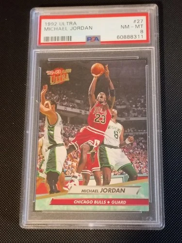 1992-93 Fleer Ultra - Michael Jordan #27 PSA 8