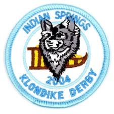 2004 Klondike Derby Northwest Suburban Council Patch Illinois IL Wolf