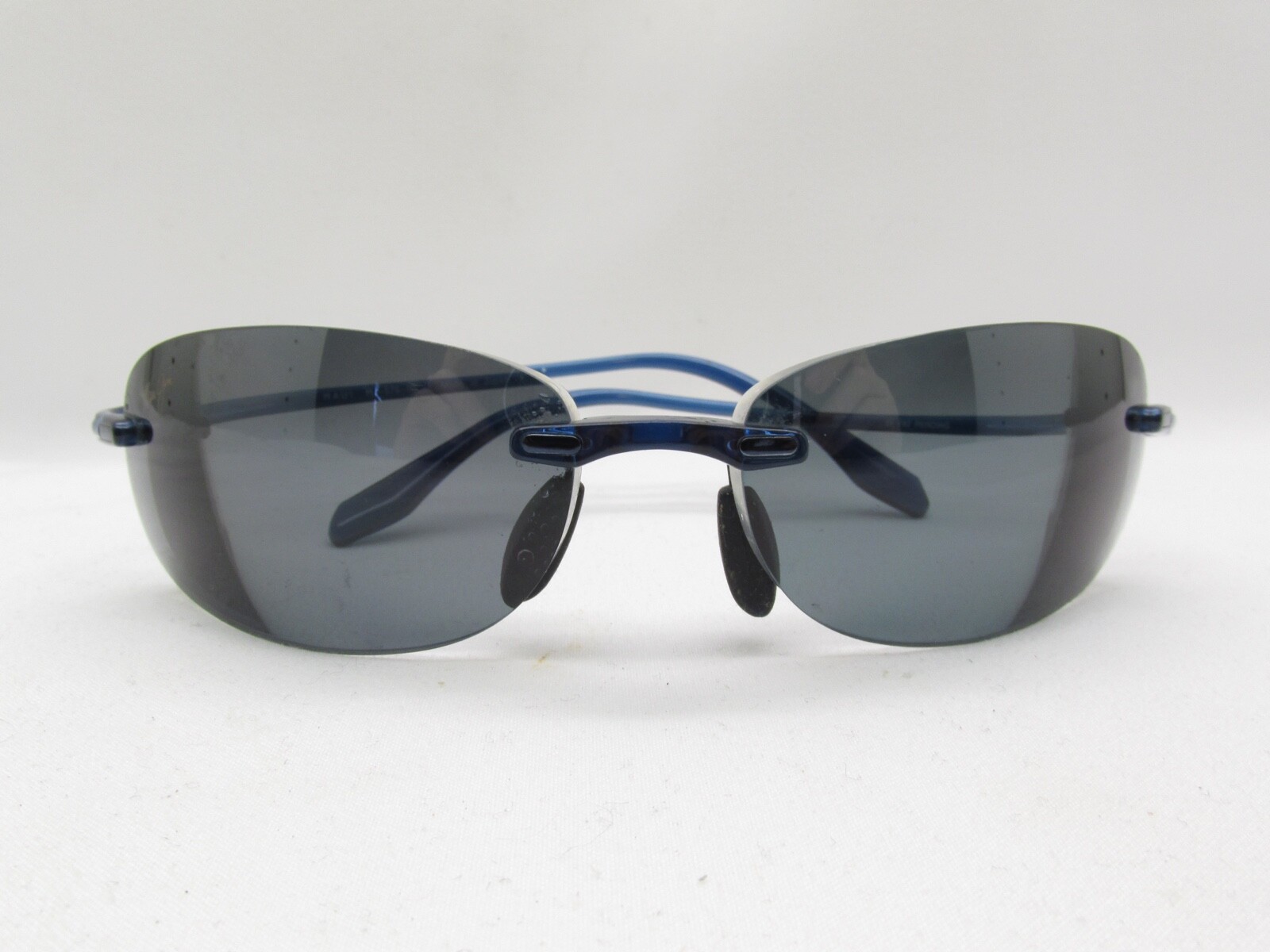 MAUI JIM MJ-576-03 BLUE SPORTS WRAP RIMLESS EYEGLASSES FRAMES 65-145 117747