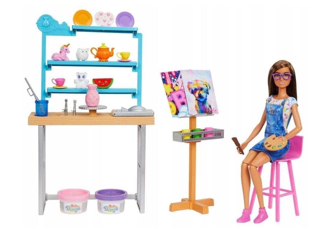 Barbie Art Studio Relax and Create HCM85 Mattel | eBay