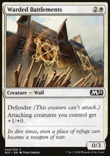 MTG Magic the Gathering Warded Battlements (44/417) Core Set 2021 LP