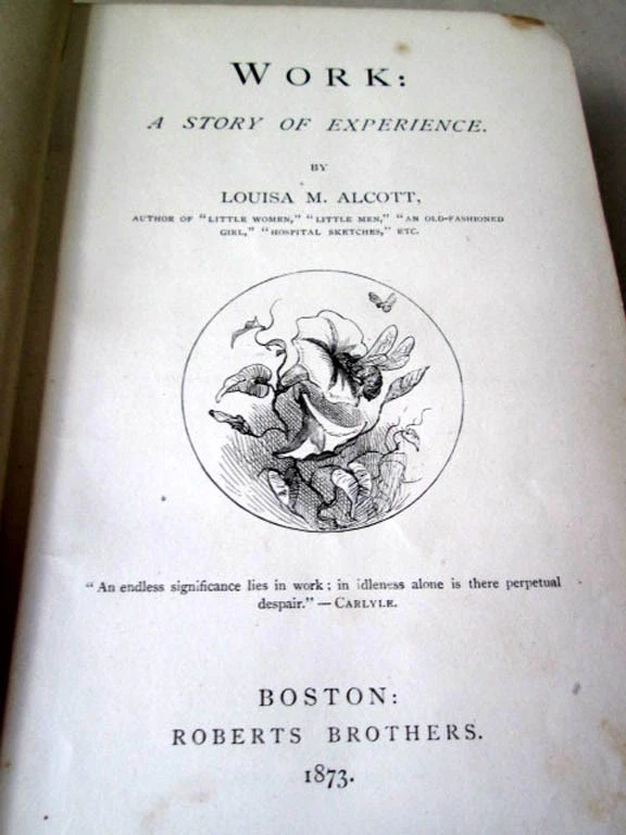 WORK;STORY Of EXPERIENCE,1873,Louisa May Alcott,1st Edition,Illust - Imagem 3 de 4