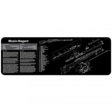 TekMat For MOSIN NAGANT CLEANING MAT - 12" X 36" - BLACK