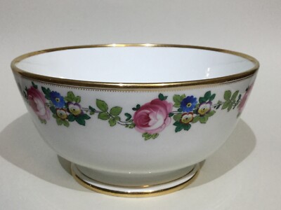 Minton Bone China Herzstück Schale handbemalt - signiert