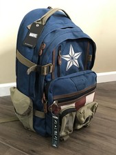 captain america herringbone backpack
