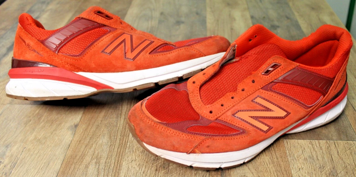 New Balance 990v5 Made in USA Orange for Sale | Authenticity