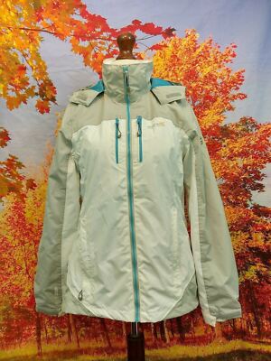 Regatta Great Outdoors white beige polyester full zip Jacket. UK women's size 12