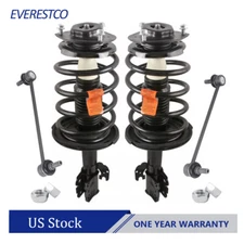 Front Struts Assembly w/ Sway Bar Link For 04-06 Toyota Camry Solara LEXUS ES330