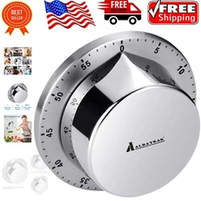 Mechanical Timer for Cooking with Loud Alarm - Magnetic Backing & Precise Timing