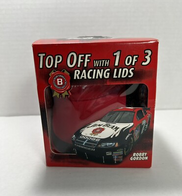 Jim Beam Racing NASCAR Robby Gordon Visor Adjustable 2008 New box has issues