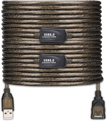 LDKCOK USB 2.0 Type A Male to A Female Active Repeater Extension Cable 75ft