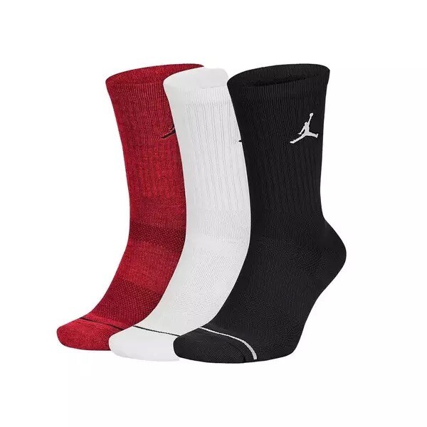 Nike Jordan Jumpman DriFit Crew Socks 3 Pack Multi SX5545011 eBay