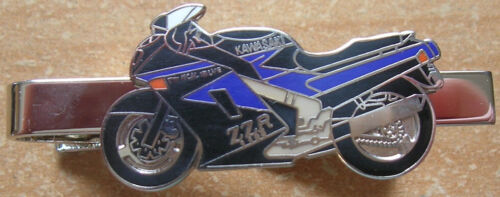 Pince à cravate KAWASAKI ZZR 1100 / ZZR1100 bleu/noir art 0041 Scarfpin - Photo 1 sur 2