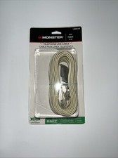 Monster Telephone Line Cable Modular 4 Conductor 25 ' Ivory Carded