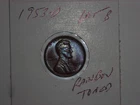 wheat penny 1953D LINCOLN CENT RAINBOW TONED RED BU 1953-D NICE R/B UNC LOT #B