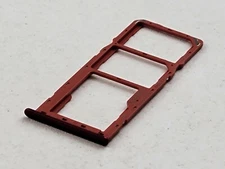 OEM Samsung Galaxy A10s SM-A107M/DS MicroSD Dual SIM Card Holder Tray Part | Red