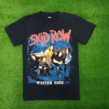 Raro Skid Row Tempo Perduto Teschio Rock S-234XL Regalo Famiglia B272