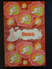 scratch and sniff stickers sheet NEW Dr. Stinky's Bread scent