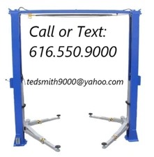 New iDEAL 10,000 LBS. ALI Certified 2-Post Auto Lift - Clearfloor Direct Drive !