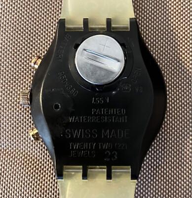 Swatch Watch Chrono Award New Scb108 Vintage From Japan Used Swatch Watch Chrono Award New Scb108 Vintage From Japan Used
