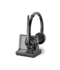 Plantronics - Savi 8220 Office Wireless DECT Headset Poly - Dual Ear Stere...