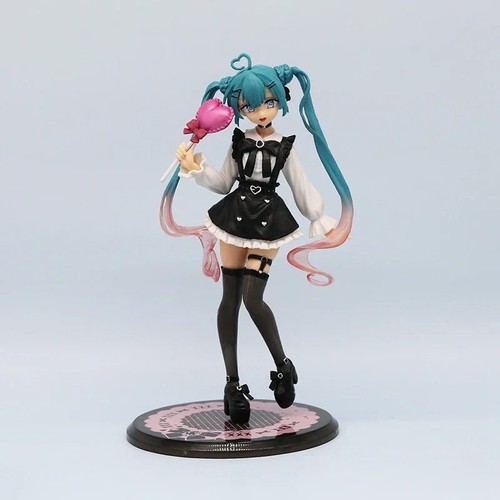 Hatsune Miku Desktop Cute Action Figure 11cm Neko T-Shirt Ver. Anime Figurine Ka