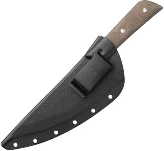 Cuchillo fijo TOPS Frog Market Special XL 7,5" 1095 HC hoja de acero mango Micarta Foto 3 de 4