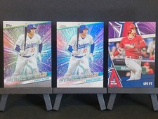 (3) 2024 Topps Series 2 Shohei Ohtani Stars Of MLB Chrome Parallel SP Dodgers