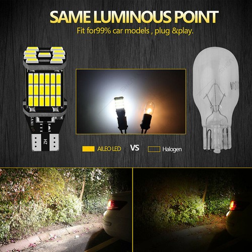 2 bombillas de tira de faros LED T15 para Honda Accord 4 puertas sedán 2 puertas cupé 2013+ - Imagen 9 de 16