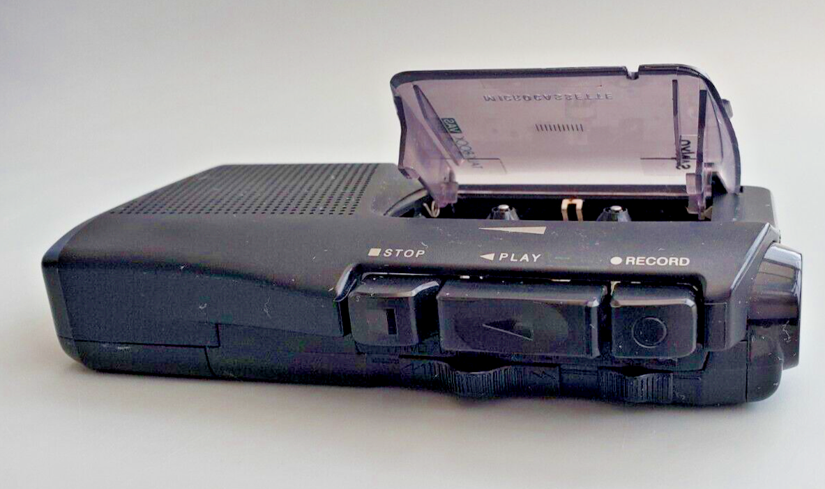 Sanyo Handheld Dictaphone Voice Recorder TRC525M Microcassette Boxed