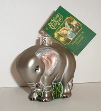2019 BABY ELEPHANT - OLD WORLD CHRISTMAS - BLOWN GLASS ORNAMENT NEW W/TAG 12576