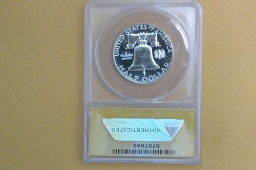 1963 FRANKLIN 50C PROOF ANACS PF-66 - Picture 3 of 4