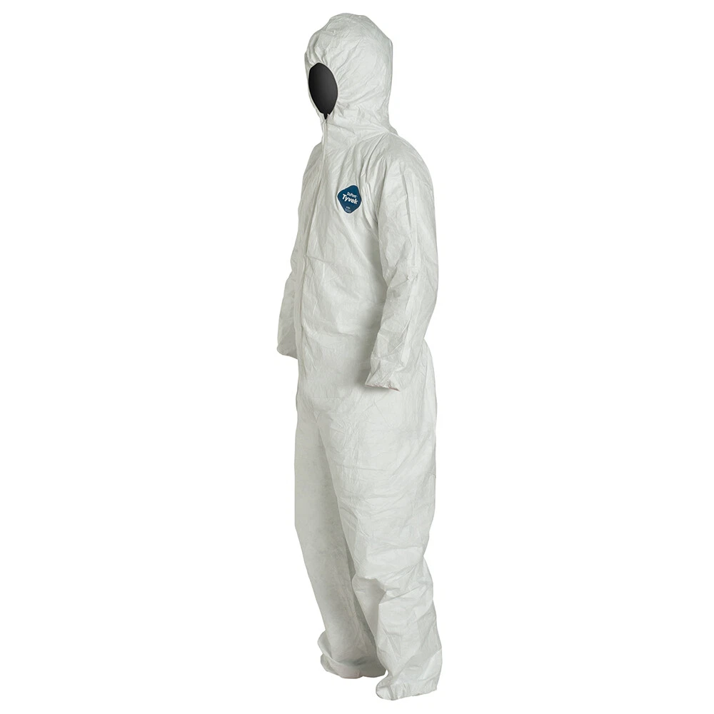 Dupont TYVEK Disposable Protective Clothing Paint Spray Coverall Bunny Suit image 2