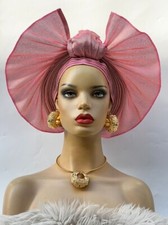 Aso-Oke African Headtie Auto Gele, Headgear.