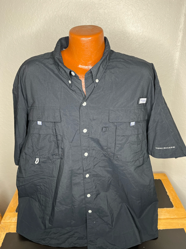 Men's Columbia PFG Fishing S/S Button 