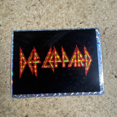 VINTAGE UNUSED Def Leppard HOLOGRAM STICKER