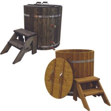 Tauchbecken Badefass Tauchbottich Saunabecken Kaltwasserbecken