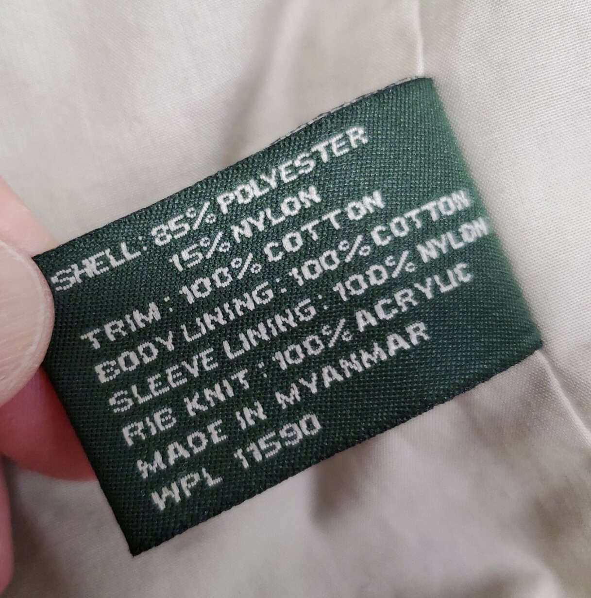 Weatherproof Men Size Large Gray Jacket Ribbed Tr… - image 11