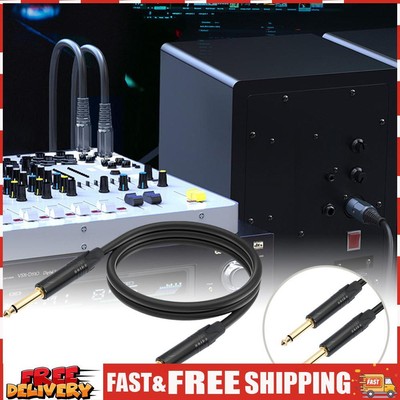 Durable 1/4 Inch To 1/4 Inch TS Plug Mono Audio Cord Male To Male for Guitar SN9