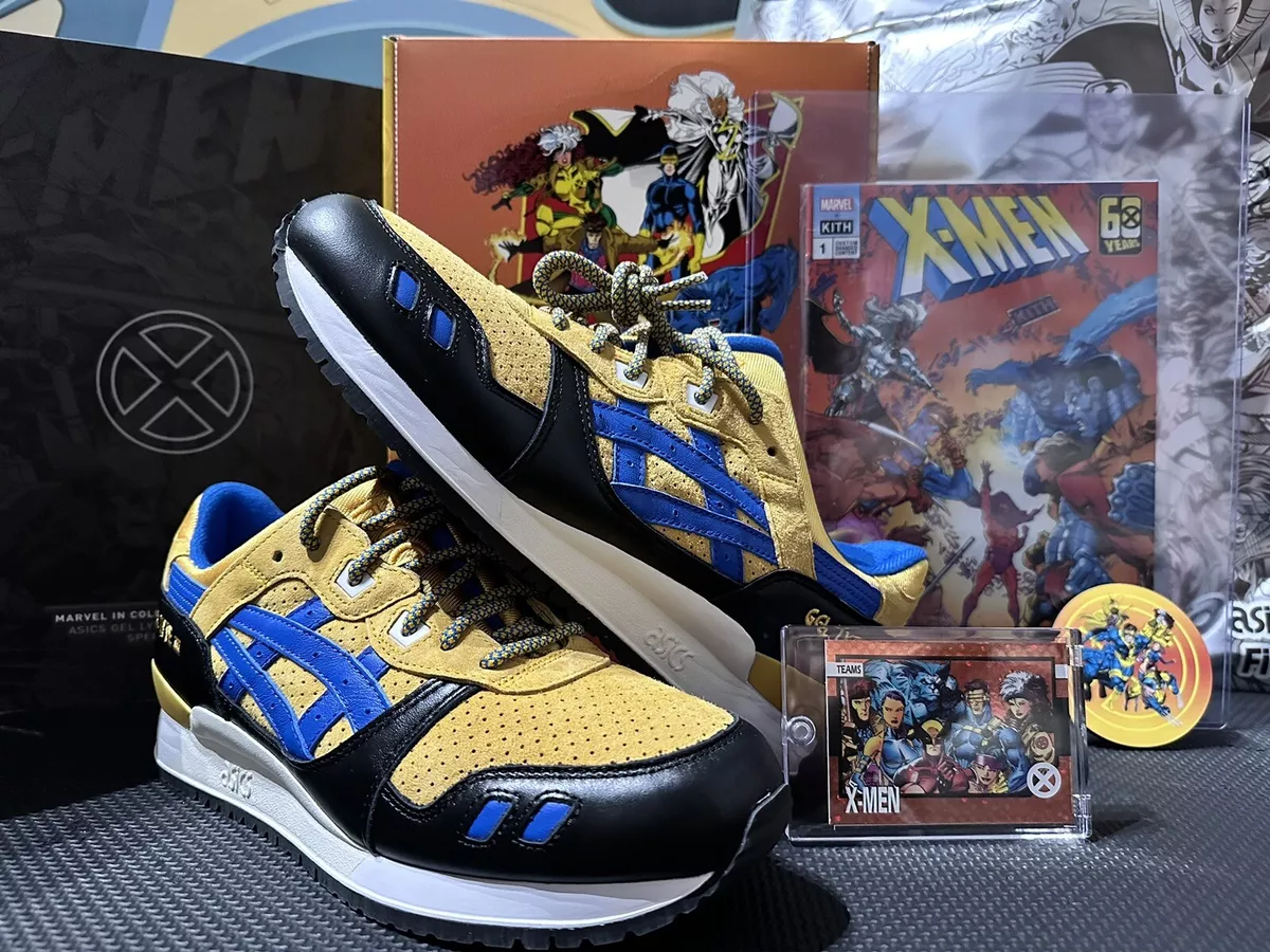 Size 9 Kith x Marvel x Asics GEL-LYTE III Remastered Wolverine 1975