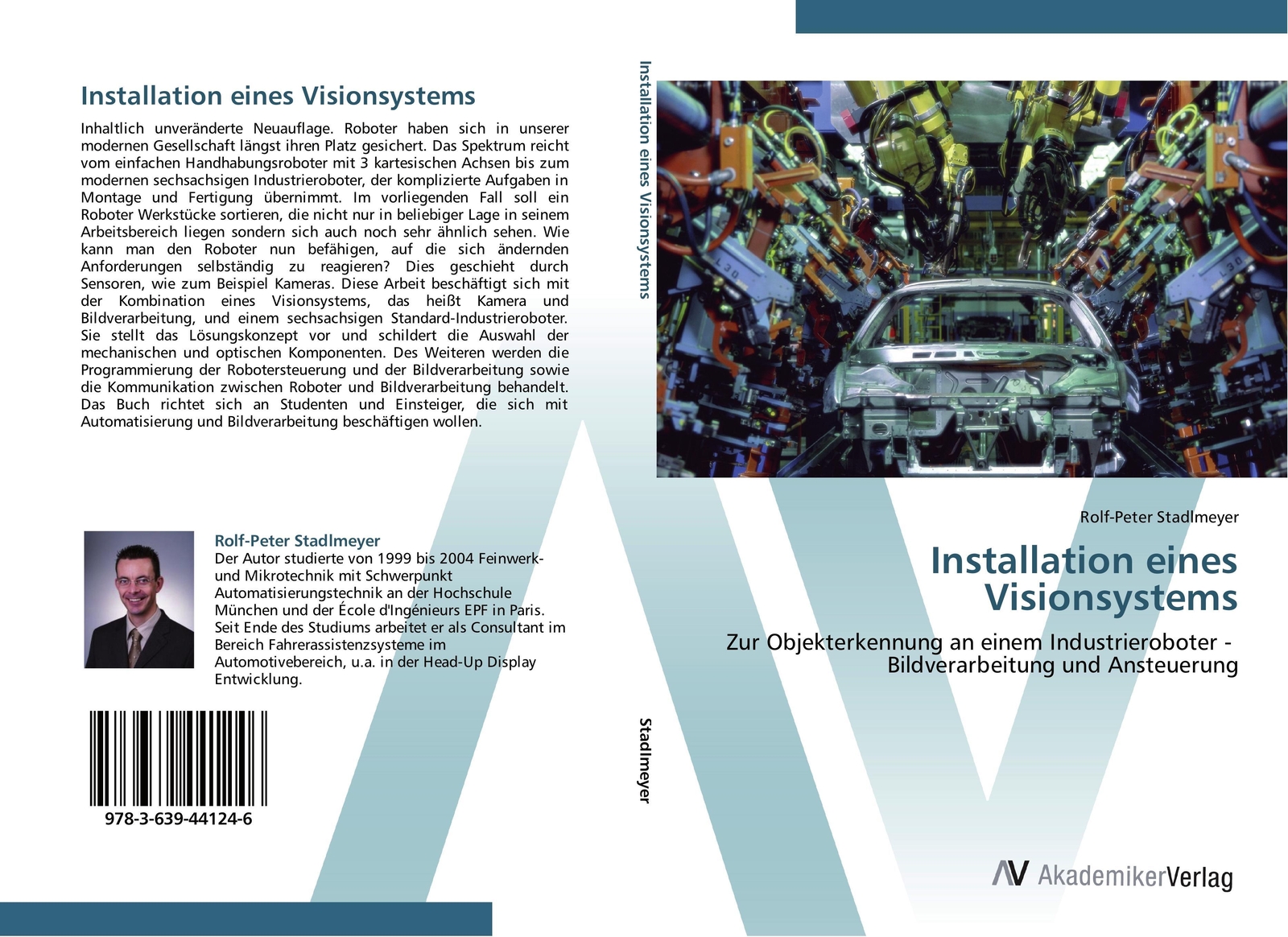Thumbnail - Rolf-peter Stadlmeyer | Installation Eines Visionsystems | Taschenbuch