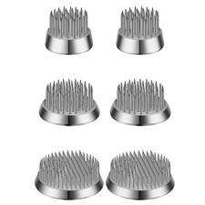 Flower Holder 3 Size Floral Frogs Kenzan Silvery Kenzan (0.9In, 1.34In, 27551